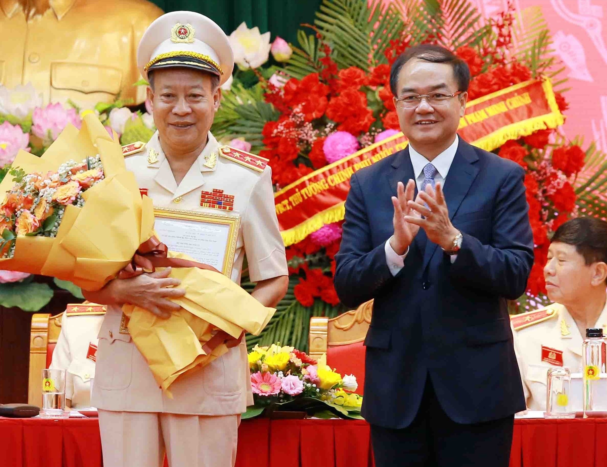 Thượng tướng Lê Quý Vương - nguyên Thứ trưởng Bộ Công an - được bầu làm Chủ tịch Hội cựu Công an nhân dân Việt Nam. Ảnh: H.Phong