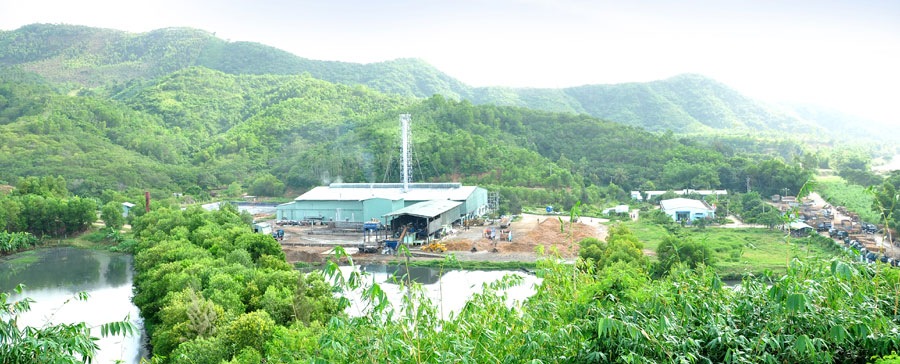 Nhà máy sản xuất tinh bột sắn Đồng Xuân (xã La Hai, huyện Đồng Xuân, tỉnh Phú Yên. Ảnh: APFCO. 
