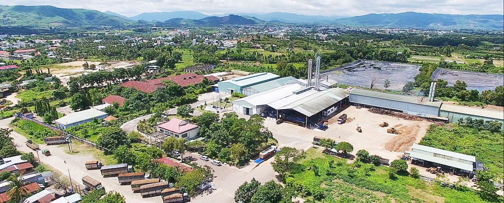 Nhà máy sản xuất tinh bột sắn Gia Lai - cơ sở 2 (thị xã An Khê, tỉnh Gia Lai). Ảnh: APFCO