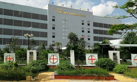 Trung tâm Y tế huyện Phước Long, tỉnh Bạc Liêu nơi ông P. làm việc. Ảnh: Nhật Hồ
