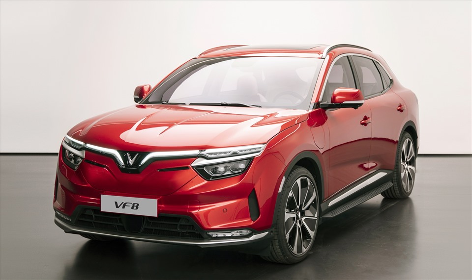 VinFast VF 8 là mẫu SUV điện thứ 2 lọt vào nhóm 5 xe SUV ăn khách nhất sau 7 tháng đầu năm 2023. Ảnh: VinFast 