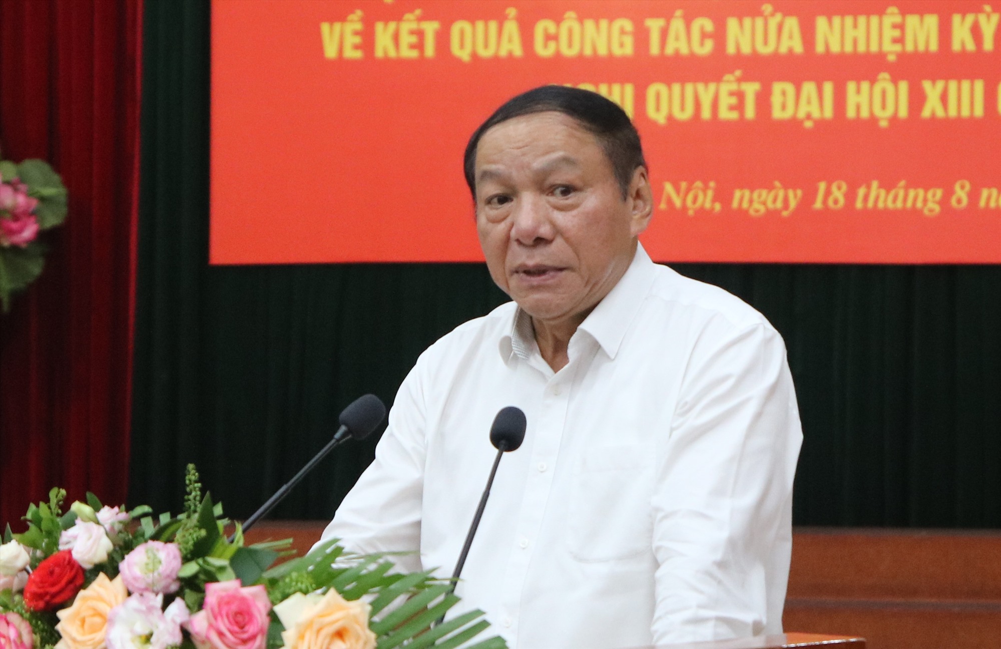 Ông Nguyễn Văn Hùng - Bộ trưởng Bộ Văn hoá Thể thao và Du lịch. Ảnh: T.Vương