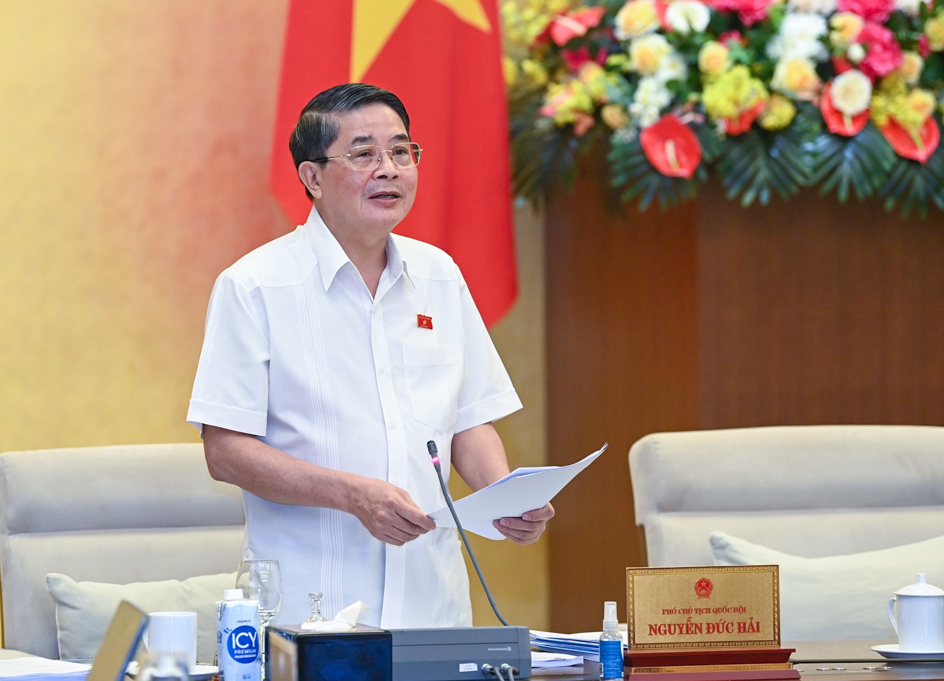 Phó Chủ tịch Quốc hội Nguyễn Đức Hải. Ảnh: Phạm Đông