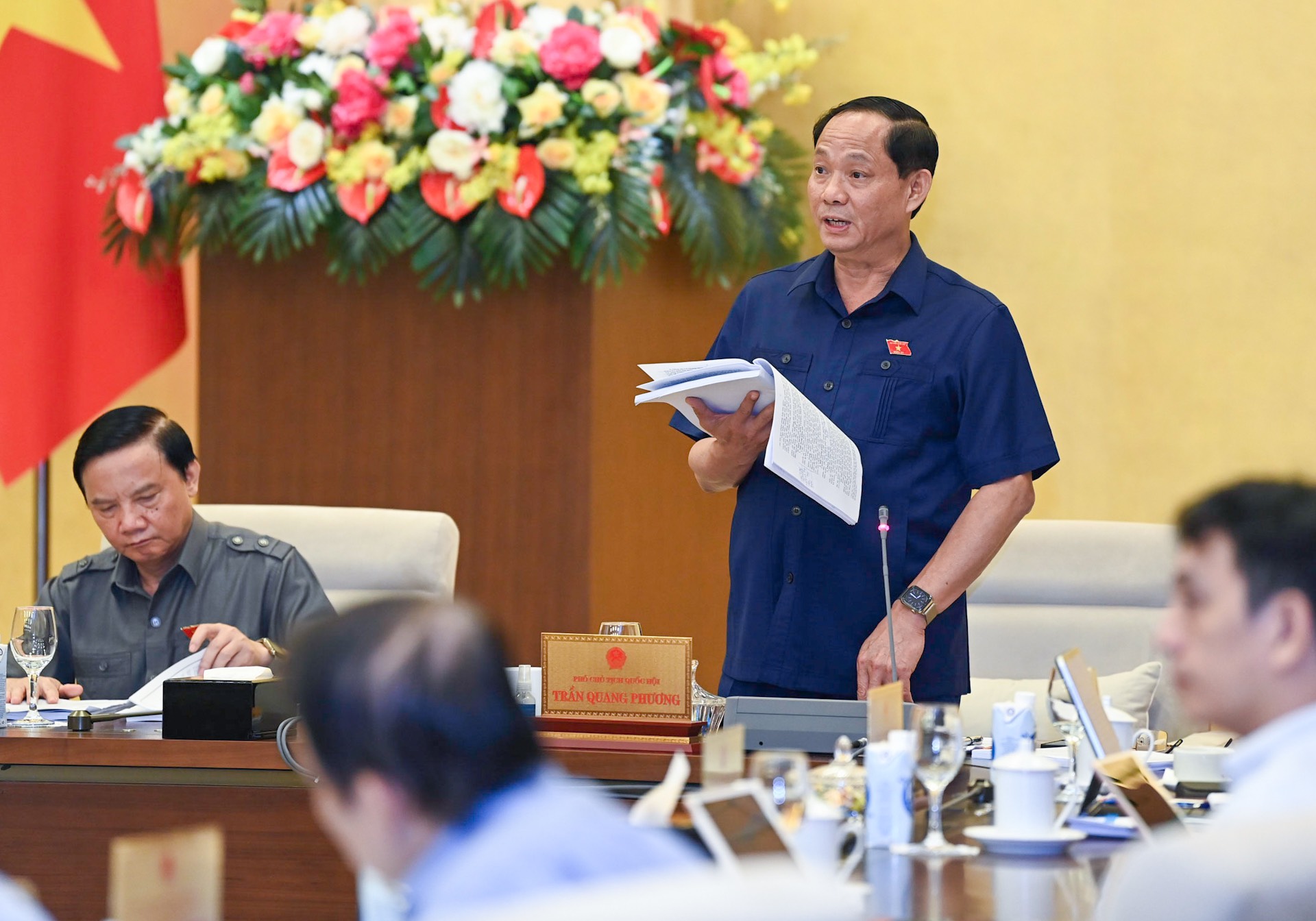 Phó Chủ tịch Quốc hội Trần Quang Phương. Ảnh: Phạm Đông 