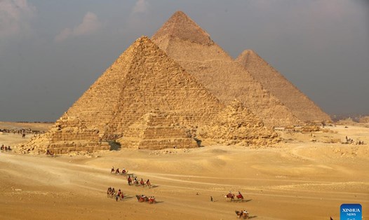 Kim tự tháp Ai Cập ẩn chứa những bí ẩn chưa có lời giải. Ảnh: Xinhua