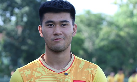 Tiền vệ Thái Bá Đạt của tuyển U23 Việt Nam. Ảnh: VFF