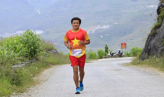 Ông Đoàn Ngọc Hải tham gia chạy marathon để rèn luyện sức khỏe. Ảnh: Hải Đăng