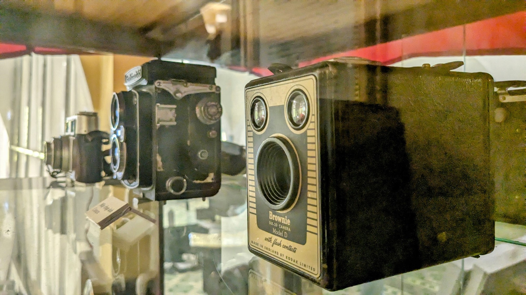 Chiếc máy ảnh kỷ vật của chiến sĩ biệt động Trần Văn Lai.  
