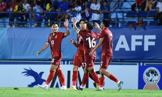 U23 Thái Lan giành chiến thắng thứ 2 tại bảng A. Ảnh: FAT