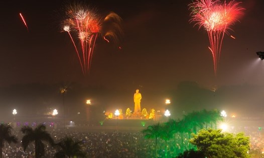 TP Vinh sẽ bắn pháo hoa tại lễ kỷ niệm 60 năm thành lập thành phố. Ảnh tư liệu: Hải Đăng