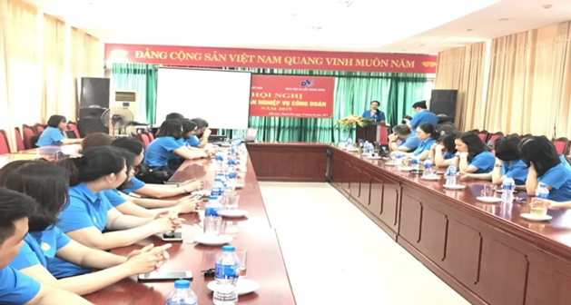 Công đoàn Y tế Việt Nam tổ chức Tập huấn nghiệp vụ Công đoàn tại Bệnh viện Da liễu Trung ương. Nguồn ảnh: Công đoàn Y tế Việt Nam