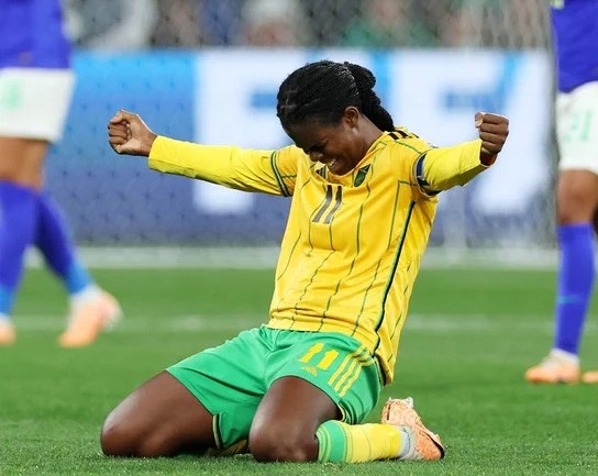 Tuyển nữ Jamaica lần đầu lọt vào vòng 1/8 World Cup nữ. Ảnh: FIFA