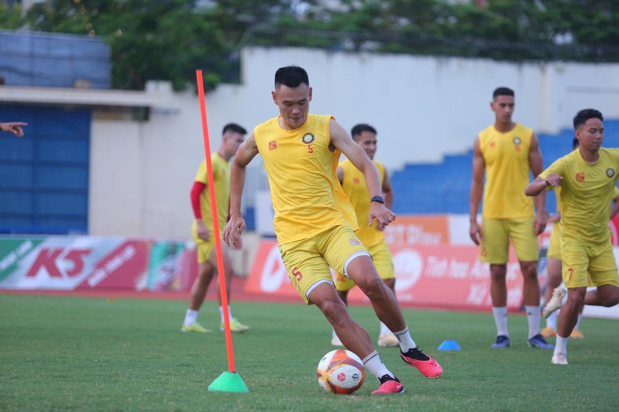 Câu lạc bộ Thanh Hoá chuẩn bị kĩ lưỡng cho trận chung kết Cúp Quốc gia 2023. Ảnh: THFC