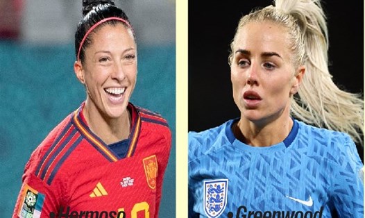 Jenni Hermoso và Alex Greenwood tạo nên cuộc đối đầu cá nhân đáng chú ý tại trận chung kết World Cup nữ 2023. Ảnh: The Nation Newspaper