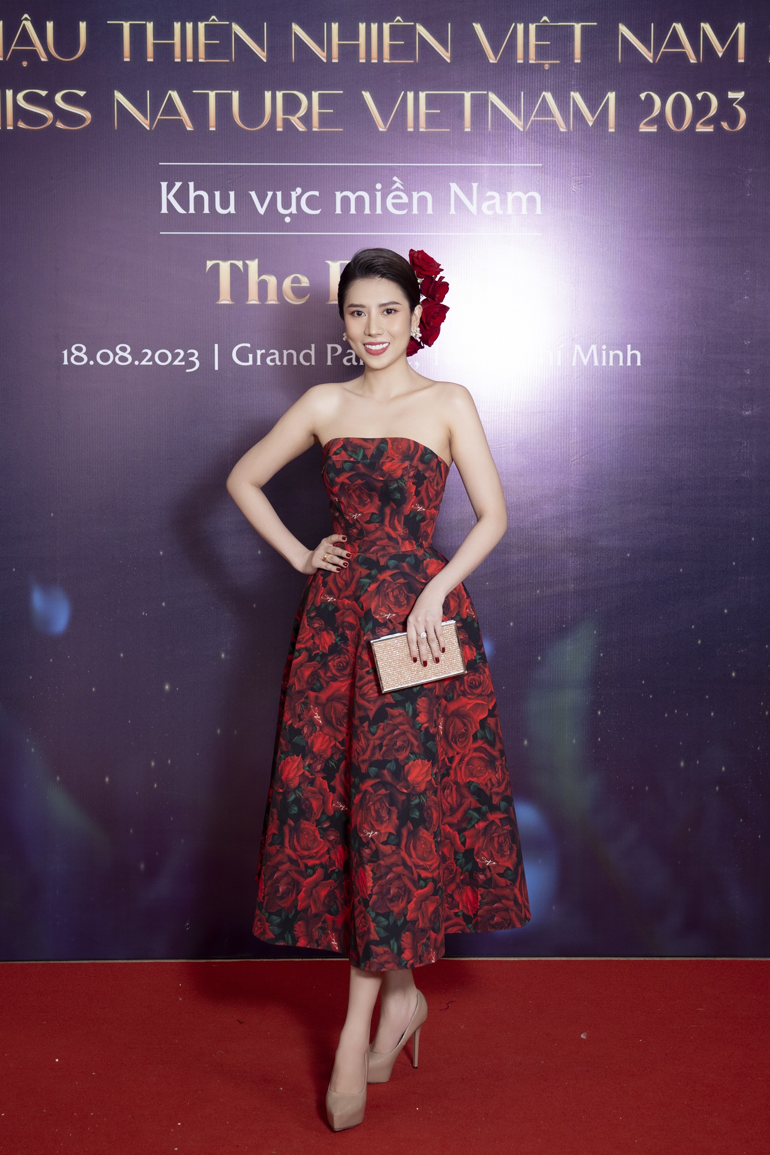 Hoa hậu Dương Yến Nhung tại sự kiện. Ảnh: Ban tổ chức