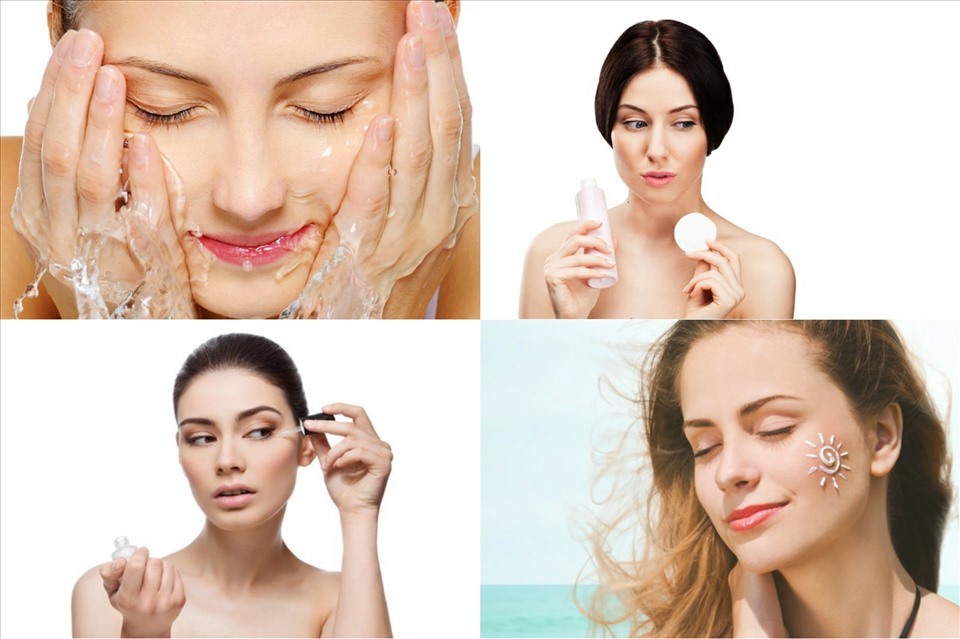 Bí quyết chăm sóc cho làn da khô. Đồ hoạ: Ngọc Trâm