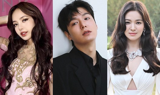 Lisa Blackpink, Lee Min Ho, Song Hye Kyo. Ảnh: Instagram