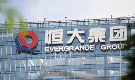 Logo của tập đoàn Evergrande. Ảnh: Xinhua