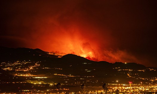 Cháy rừng thảm khốc ở Tenerife, quần đảo Canary, Tây Ban Nha, ngày 19.8.2023. Ảnh: Xinhua/CFP