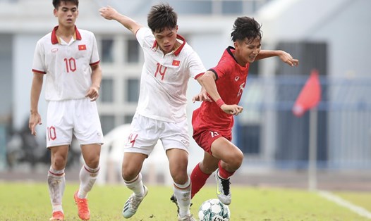 U23 Việt Nam cần thời gian để hoàn thiện lối chơi và phối hợp nhịp nhàng. Ảnh: Lâm Thoả