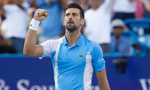 Novak Djokovic lần thứ 39 giành một danh hiệu Masters 1000. Ảnh: Ảnh: Cincinnati Open