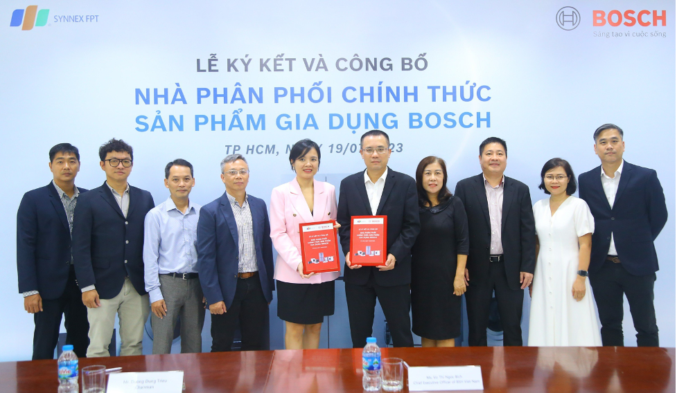 BSH Việt Nam và Synnex FPT chính thức “bắt tay” hợp tác chiến lược. Nguồn ảnh: Bosh