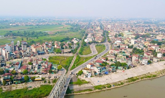 Hạ tầng giao thông tại thị trấn Yên Viên (huyện Gia Lâm). Ảnh: Hanoi.gov.vn