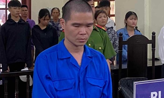 Trần Văn Luân lĩnh 9 năm 6 tháng tù. Ảnh: Ninh Hải