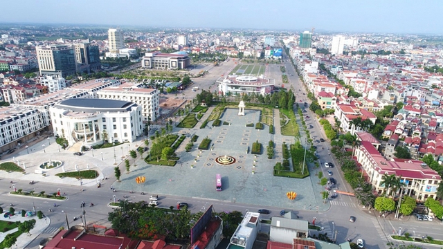 Đến năm 2045, Hiệp Hòa (Bắc Giang) trở thành đô thị loại III. Ảnh: VGP