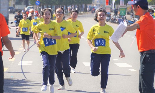 Vận động viên tham gia Giải việt dã tại TP Vũng Tàu vào năm 2022. Ảnh: Thành An