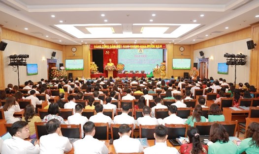 Đại hội đại biểu Công đoàn Văn phòng Trung ương Đảng lần thứ IV, nhiệm kỳ 2023 – 2028. Ảnh: Đức Trưởng