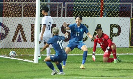 U23 Thái Lan vào bán kết giải U23 Đông Nam Á. Ảnh: Minh Dân
