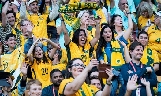 World Cup nữ 2023 có số khán giả đến sân cũng như xem qua truyền hình đông nhất trong lịch sử giải đấu. Ảnh: Washington Post