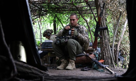 Những trò chơi điện tử như World of Tanks là lối thoát tinh thần cho binh sĩ Ukraina trong cuộc xung đột với Nga. Ảnh: AFP