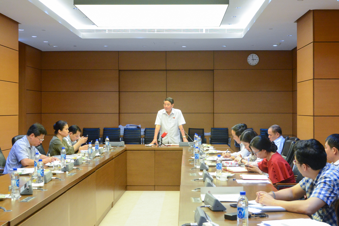 Phó Chủ tịch Quốc hội Nguyễn Đức Hải chủ trì buổi làm việc. Ảnh: Quochoi.vn