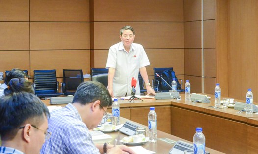 Phó Chủ tịch Quốc hội Nguyễn Đức Hải kết luận nội dung làm việc. Ảnh: Quochoi.vn
