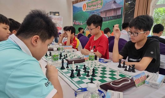 Trên 440 kỳ thủ tham dự Giải Vô địch Cờ vua trẻ năm 2023. Ảnh: Minh Hạnh 