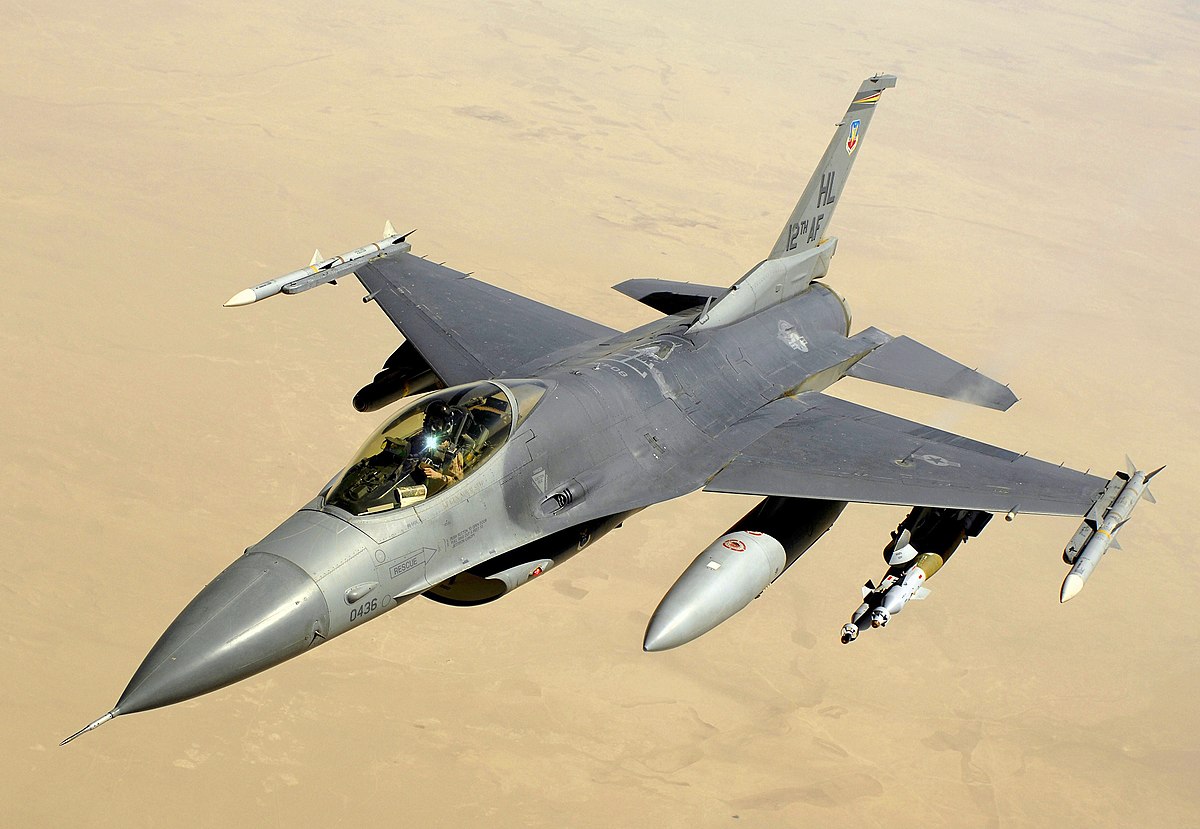 Tiêm kích F-16. Ảnh: Wiki
