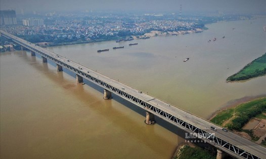Cầu Thăng Long được sửa chữa, thông xe vào đầu năm 2021. Ảnh: Phạm Đông