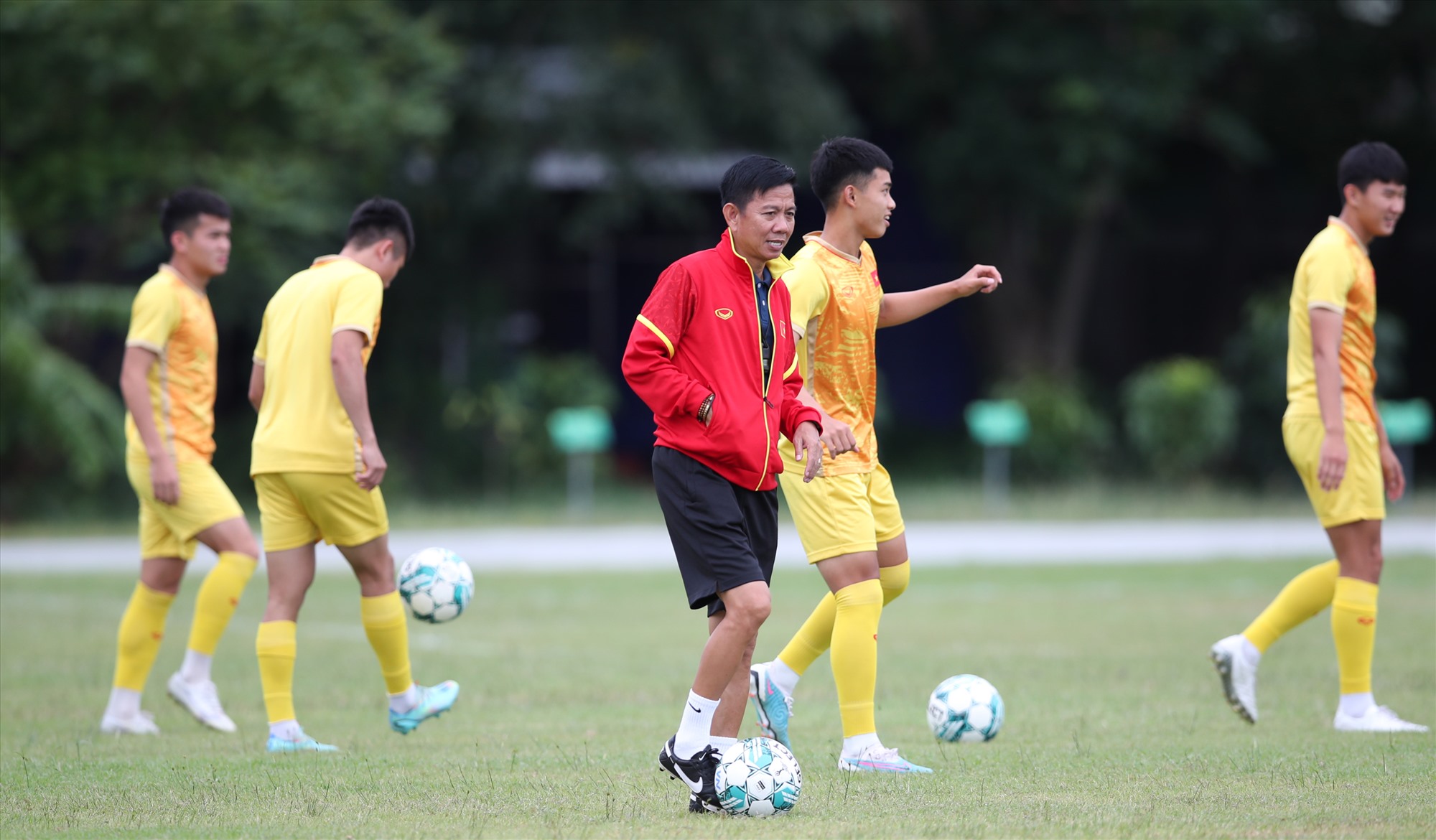 Ngày 23.8, đội tuyển U23 Việt Nam đã trở lại sân tập để chuẩn bị cho trận đấu với U23 Malaysia tại bán kết giải vô địch U23 Đông Nam Á 2023.