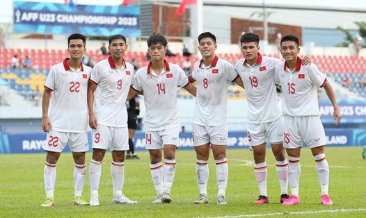 Đội tuyển U23 Việt Nam tại giải U23 Đông Nam Á 2023. Ảnh: Lâm Thoả