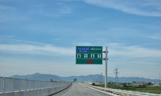 Cao tốc Nghi Sơn - Diễn Châu đã thông tuyến. Ảnh: Quang Đại