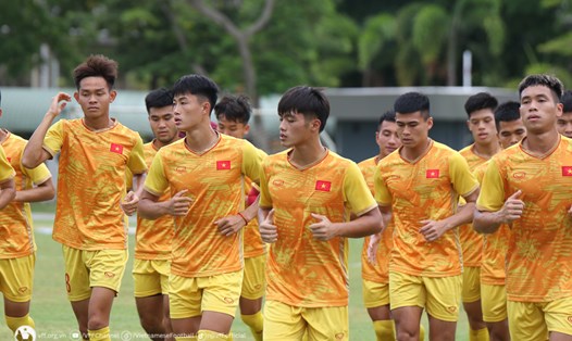 U23 Việt Nam sẽ đối mặt với thử thách lớn hơn tại vòng bán kết giải U23 Đông Nam Á 2023. Ảnh: VFF