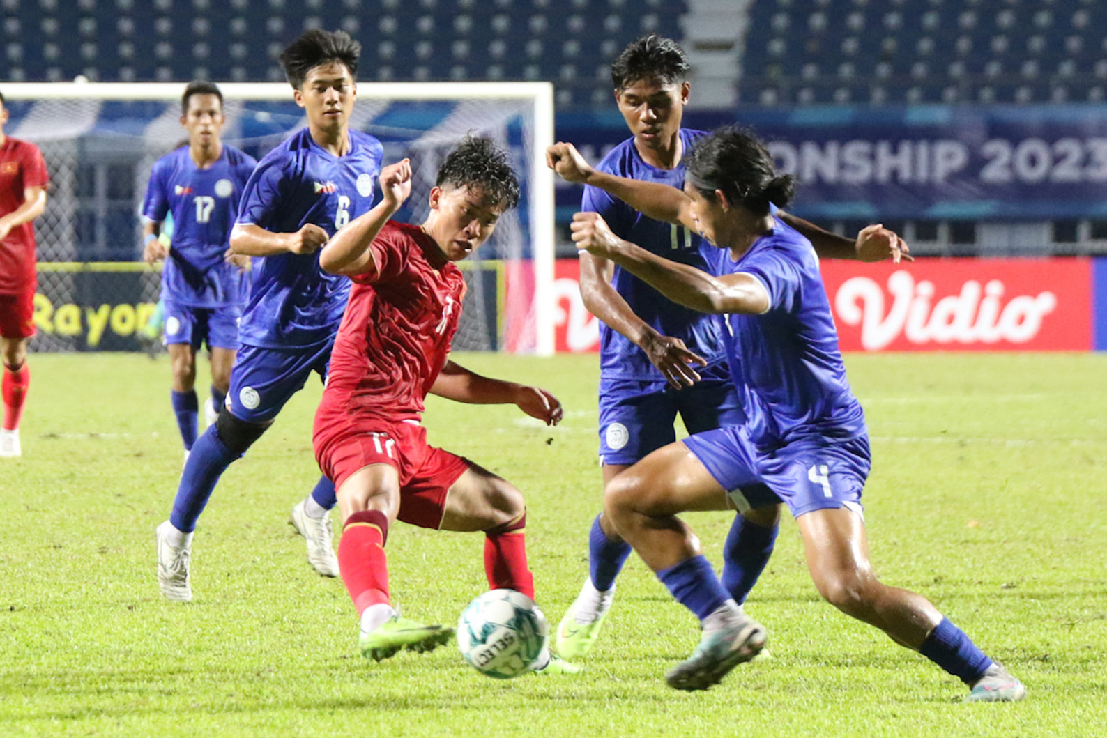 U23 Việt Nam vẫn chưa thật sự chắc chắn ở giải U23 Đông Nam Á 2023. Ảnh: VFF