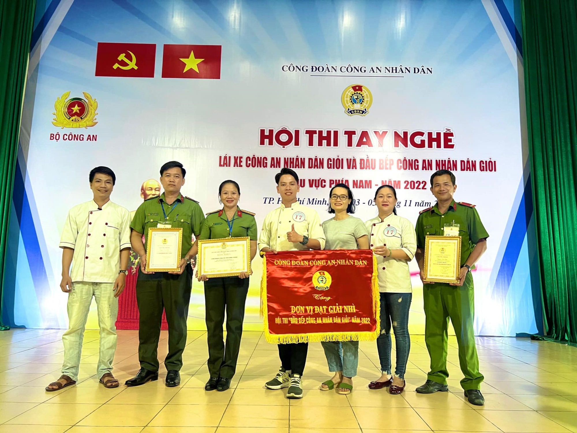 Công đoàn Công an Bình Thuận đạt giải cao trong hội thi do Công đoàn CAND tổ chức. Ảnh: Phạm Duy