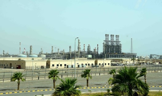 Công ty lọc dầu Yanbu Aramco Sinopec ở Yanbu, Saudi Arabia năm 2018. Ảnh: Xinhua