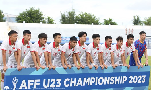 U23 Việt Nam trước cơ hội lên ngôi vô địch giải U23 Đông Nam Á 2023. Ảnh: VFF