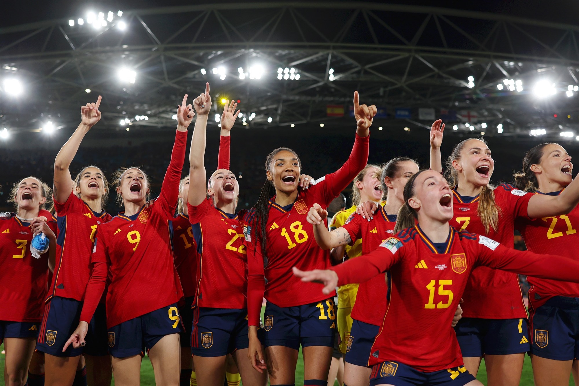 Đội tuyển nữ Tây Ban Nha vô địch World Cup nữ 2023. Ảnh: FIFA