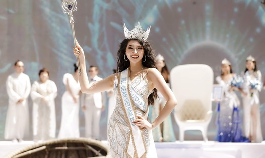 Cuộc thi Hoa hậu Đại dương Việt Nam 2023 bắt đầu từ sáng sớm. Ảnh: Ban tổ chức
