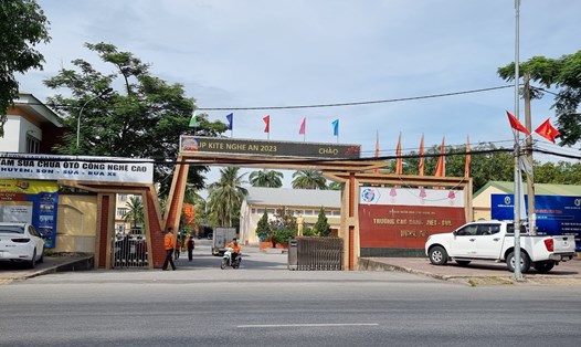 Trường Cao đẳng Việt - Đức Nghệ An. Ảnh: Quang Đại